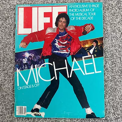 Vintage September 1984 Life Magazine Exclusive 12 Page Michael Jackson On Stage • $15