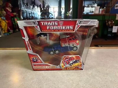 Transformers Robots In Disguise Optimus Prime Voyager Classics 2006 NIB Sealed • $26.77