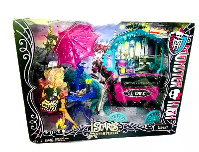 NIB 2012 Monster High Scaris Of Frights Cafe Cart Playset • $49.99