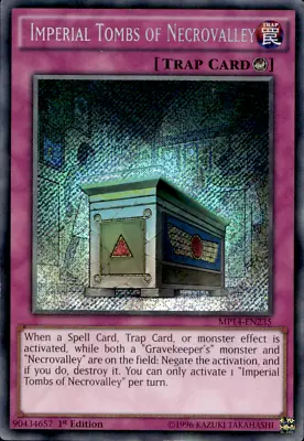 IMPERIAL TOMBS OF NECROVALLEY MP14-EN235 SECRET RARE 1ST ED Yugioh • £2.44