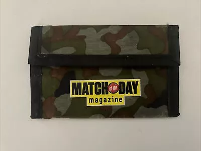 BBC Match Of The Day Magazine Rare Limited Edition Camouflage Tri-fold Wallet • £3.98