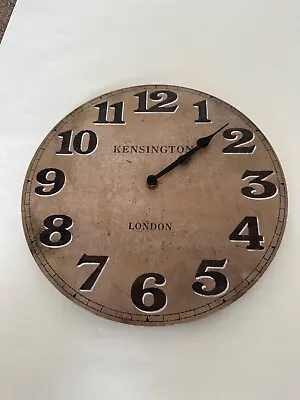 Kensington London Wooden Large Clock Battery Operated • £20