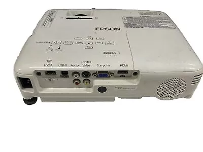 Epson PowerLite 3000 Lumens Projector Home Theater School Presentations EX3220 • $109.99