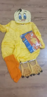 £55 • Buy Looney Tunes Tweety Bird Deluxe Adult Size Halloween Costume Outfit Party
