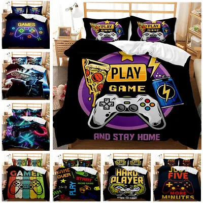 £55.75 • Buy Game Handles Gamer Collection Single/Double/Queen/King Size Quilt Cover Set