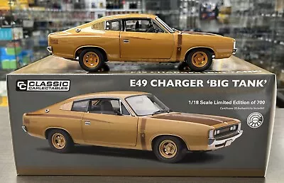 $299 • Buy 371158 Valiant Charger E49 50th Anniversary Gold Livery 1:18 Scale Model Car
