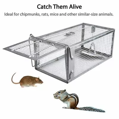 Cage Trap Live Humane For Squirrel Chipmunk Rat Mice Rodent Animal Catcher US • $12.34