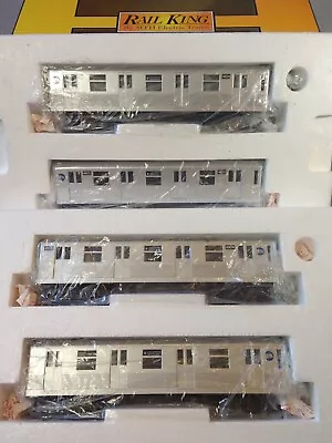 MTH RailKing MTA 4-Car Subway Set (4904490548244825) 30-2162-1 Protosound ~TS • $269.99