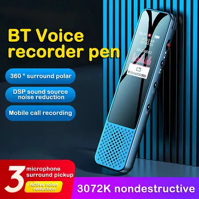 32G Bluetooth Rechargeable Digital Audio/Sound/Voice Recorder MP3Player Recorder • $38.63