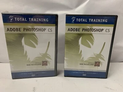 $30 • Buy BRAND NEW Total Training For Adobe Photoshop CS Part 1 + 2 Deke McClelland 
