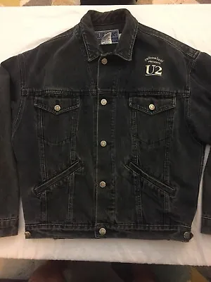 U2 Joshua Tree Calvin Klein Denim Jacket 1987 Tour Celler Door Productions Small • $120