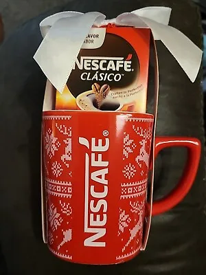 Nescafe Mug With 3 Coffee Packets B28 • $8.99