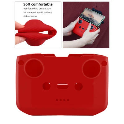 $18.58 • Buy Silicone Cover Skin Dustproof For DJI Mavic Air 2 Mini 2 Remote Control Red