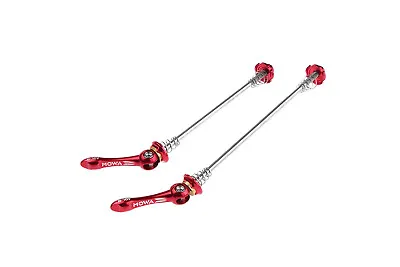 MOWA Road Cyclocross Gravel Cycle Ti Skewers Titanium-axle W/QR Levers Red • $39.96