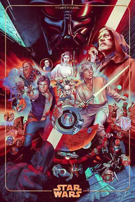 The Ways Of The Force Foil Variant Poster Art Screen Print By Martin Ansin Mondo • $399.99