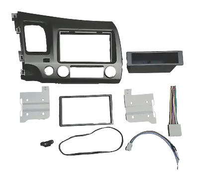 Dash Kit W/ Wiring Harness & Pocket For Honda Civic 06-11 Taupe Radio Stereo  • $36.48