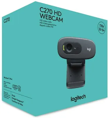 Logitech C270 Plug And Play Full HD FHD 720p Webcam - Brand New Sealed • $45