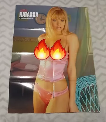 Max Power Magazine POSTER Natasha Huge Sexy Double Sided Very Rare • £24.99