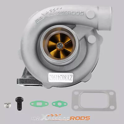 T04E T3/T4 .57 A/R 5 Bolt Flange Turbo For Ford Dodge Compresser 400+HP Boost • $252.61