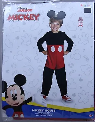 Disney Junior Mickey Mouse Toddler Halloween Costume Size Large 4-6 NWT • $18.99