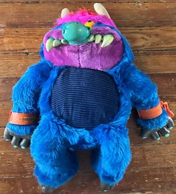 Vtg My Pet Monster 1986 Big Plush Stuffed Toy Original W/ Cuffs • $209.04