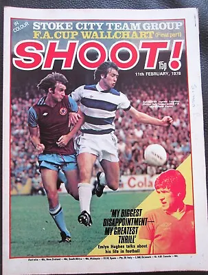 £2.99 • Buy Shoot Magazine 11th February 1978  - Stoke City Team - Man Utd - 11 Feb 78