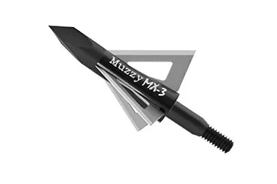 BOWHUNTING BROADHEADS 3 Blades Trocar Tip 100 Grain 3 Pack MUZZY • $43.78