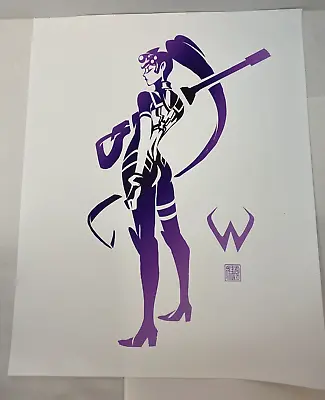 $33.97 • Buy Overwatch Silhouette Poster Widowmaker By Sho Murase