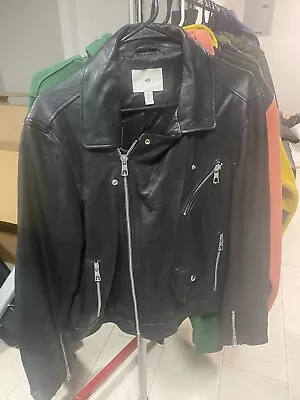 H And M Leather Jacket • $130