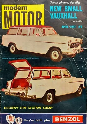 Modern Motor Mag Apr 1957 FE Holden Station Sedan Wagon Van Ute Ford Customline • $35