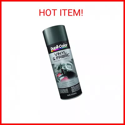 Dupli-Color HVP111 Vinyl And Fabric Coating Spray Paint - Charcoal Gray 11OZ Aer • $20.85