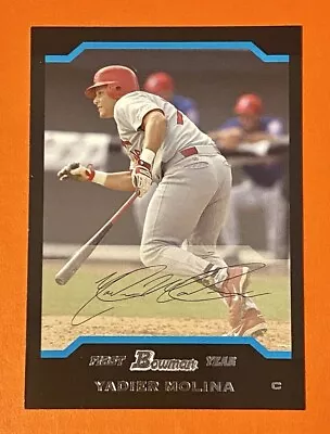 2004 YADIER MOLINA ROOKIE BOWMAN FIRST YEAR #301 Rc BASEBALL ST. LOUIS CARDINALS • $18.38