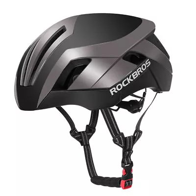 ROCKBROS Bike Helmet Cycling EPS Integrally Helmet 3 In 1 Ti Color Size 57-62cm • $44.99