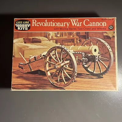 Vintage Life-Like Model Kit  Revolutionary War Cannon  #09691 NOS • $15