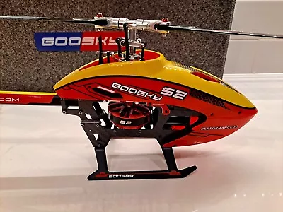 Goosky S2 RC Helicopter CRASHED FOR PARTS ONLY • $237.50