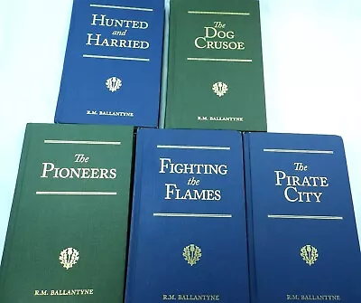 R.M. Ballentyne 5 Book Lot. Vision Forum. Pioneers. Pirate City. Books For Boys • $64.95