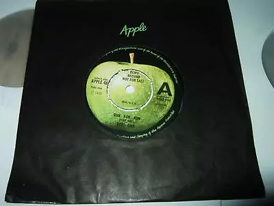 Yoko Ono ( John Lennon ) : Run Run Run Promo Only A Label 7  1973 Apple 48 Uk • £4.70