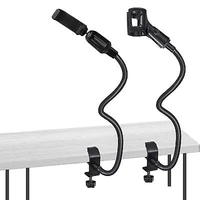 Microphone Desk Stand Arm Bracket Mount Boom Scissor Mic Suspension Metal Holder • $16.69