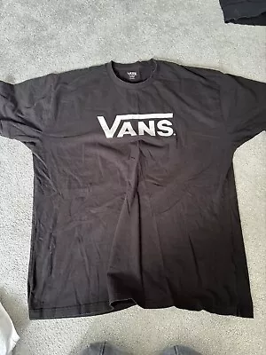 Vans Men’s Black T Shirt Xl • £1.20