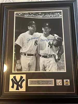 32(H) X 26(W) Joe DiMaggio Mickey Mantle Autographed Photo • $549