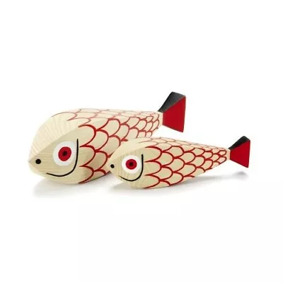 Vitra Wooden Dolls Mother Fish & Child Design Alexander Girard Objects NEW • $337.15