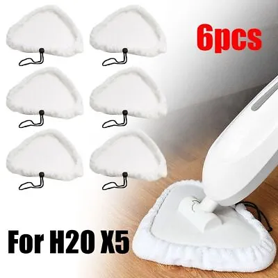 Microfiber Cleaner Mats Steam Mop Head Replacement Pads Dust Cloth For H2O X5 • $11.18