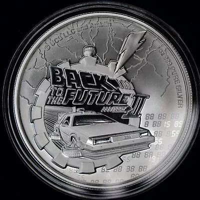 2021 Niue Back To The Future II .999 1 Oz. Silver Bullion Coin (10000 Mintage) • $48.75