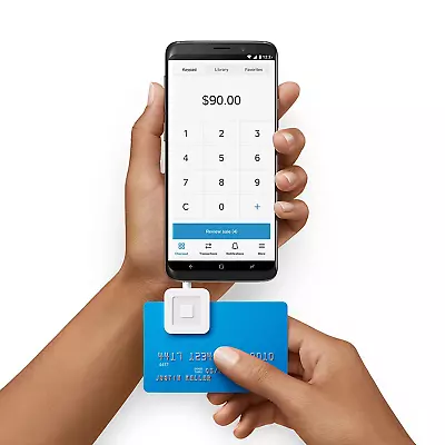 Mobile Debit Credit Card Reader Square Smartphone Swipe Payment Apple Android. • $13.63