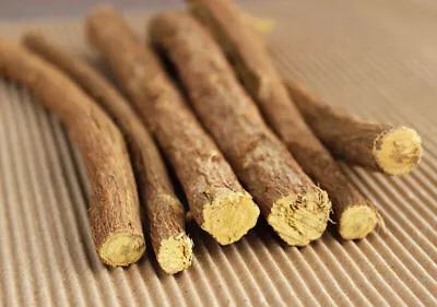 Organic Licorice Root Whole Natural (Glycyrrhiza Glabra) Glycyrrhizin Sticks • £14.02