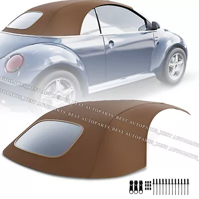 For 2003-2010 VW Volkswagen New Beetle Convertible Soft Top TAN Manual Top • $459.99