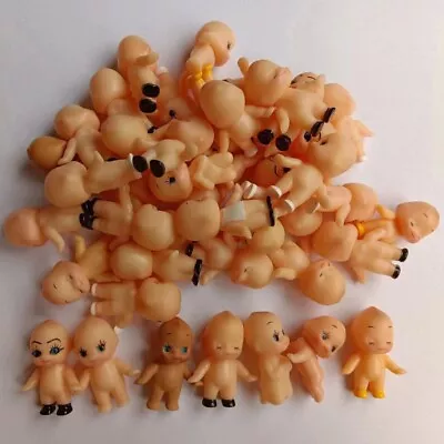 Lot Of 20 ( By Random ) Soft Plastic Kewpie Baby Doll Mini Figure 1  / 2-3cm • $14.16