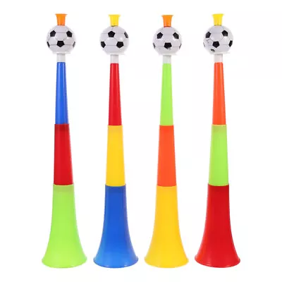 4 Pcs Trumpet Toys Mini Football Kids Soccer Fan Horns Child • £10.13