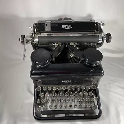 Vintage 1930's Royal KHM Typewriter (Untested As-IS) • $149.97