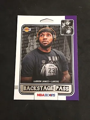 LeBron James 2019-20 Hoops Backstage Pass Insert HEADPHONES  7 MINT • $3